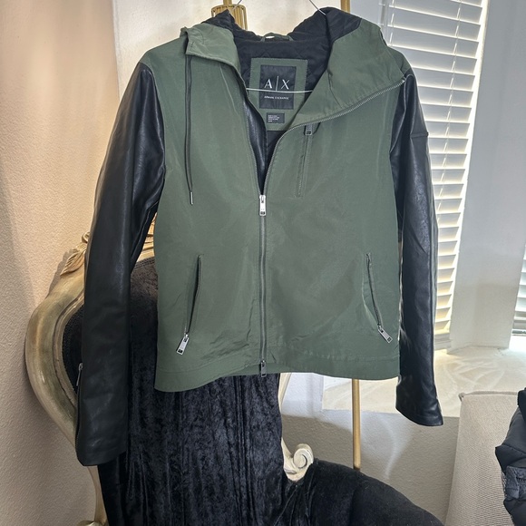 Armani Exchange Other - Armani Exchange Olive and Black Quilted Jacket